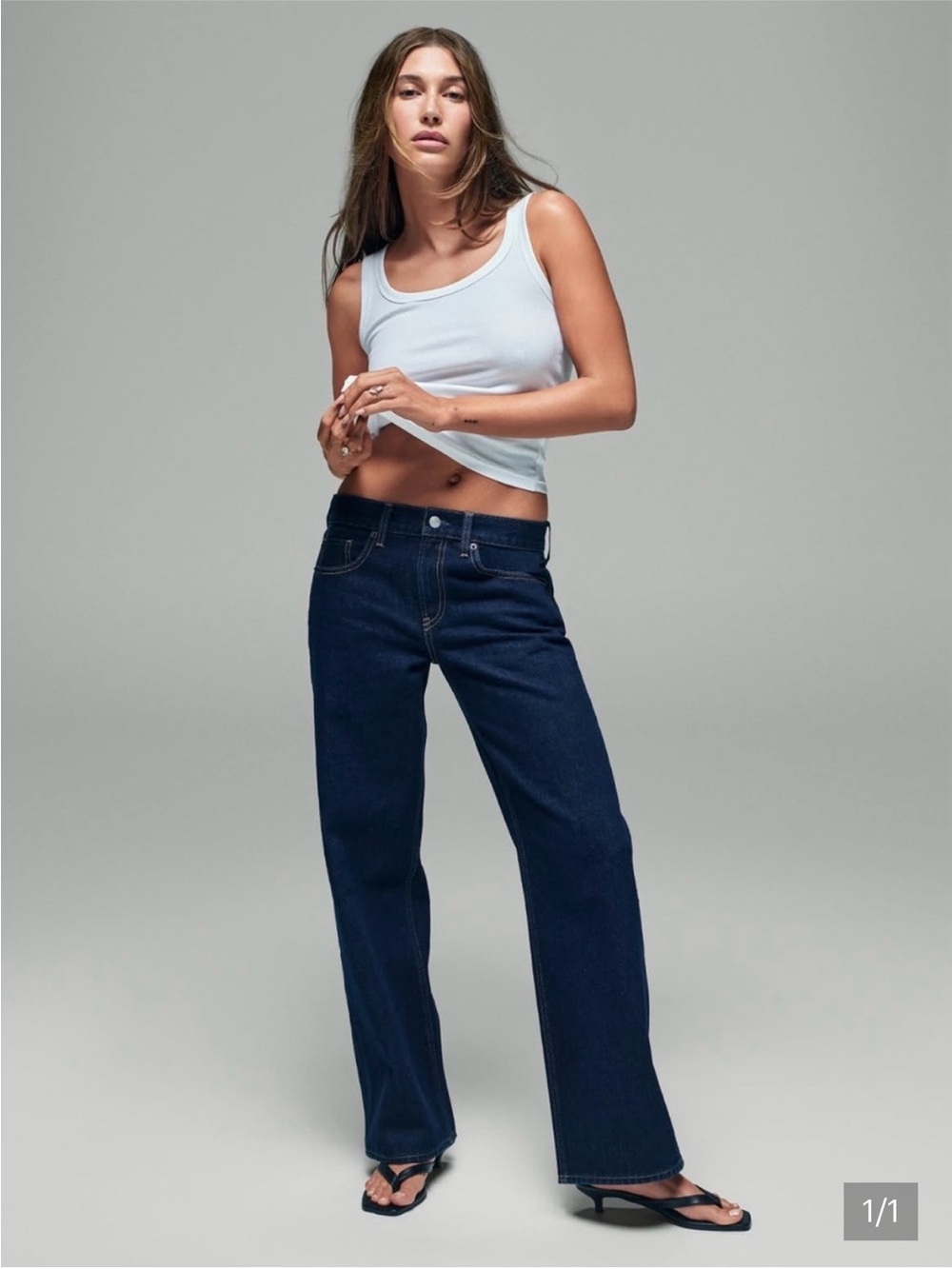 GAP The Hailey Low Rise Loose in dark indigo